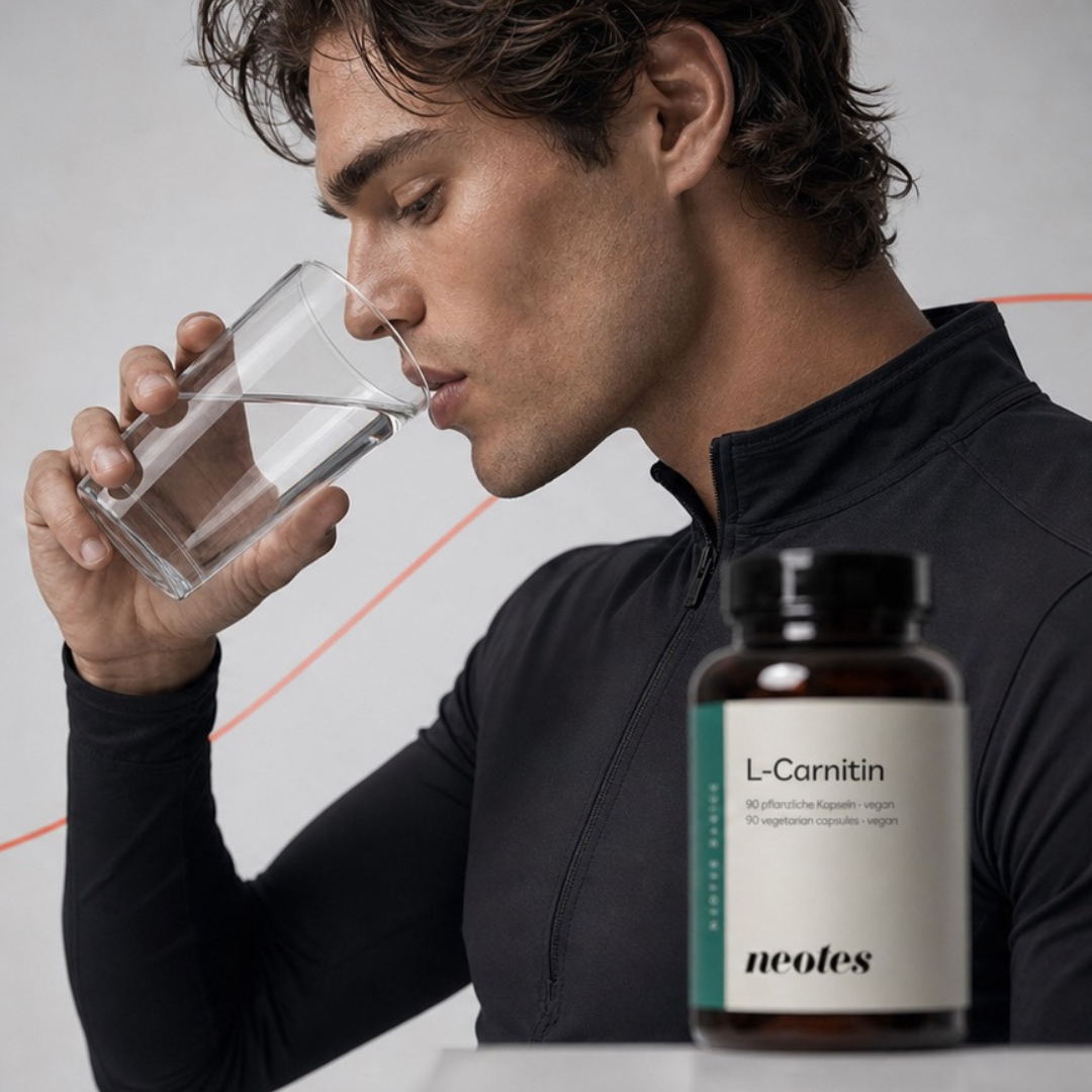 L‑Carnitin ist eine körpereigene Verbindung, die vor allem in Geweben mit hohem Energieumsatz, insbesondere in der Muskulatur, vorkommt.