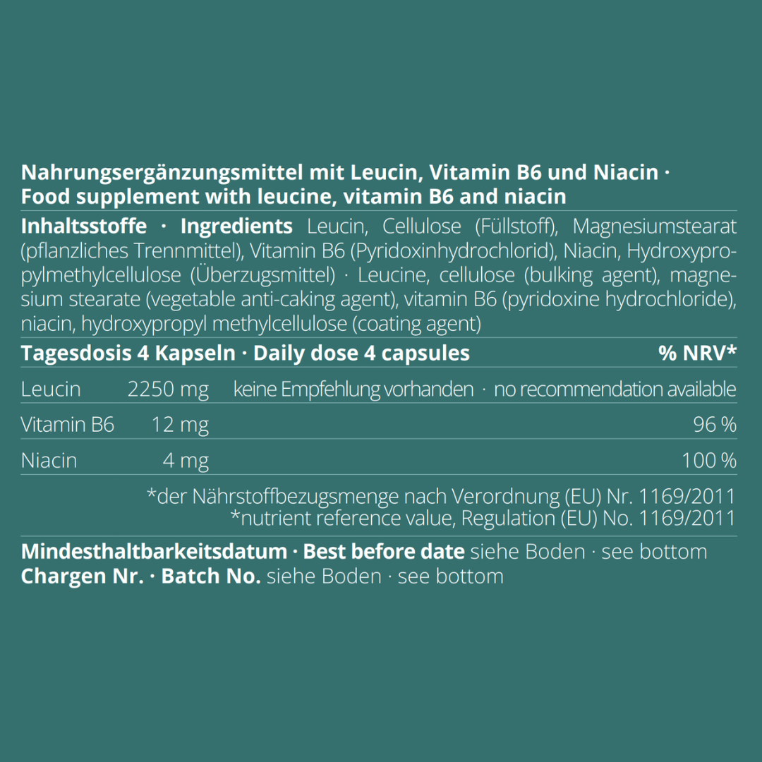 Lambda plus Kapseln von neotes mit Hinweis auf Inhaltsstoffe und empfohlene Tagesdosis