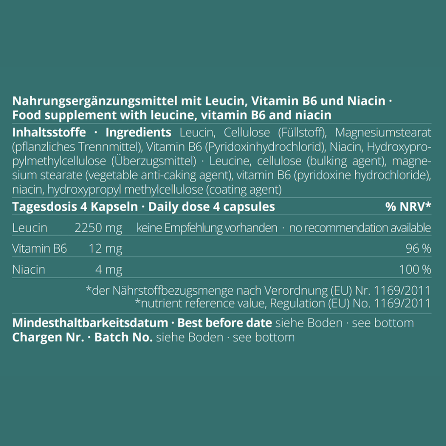 Lambda plus Kapseln von neotes mit Hinweis auf Inhaltsstoffe und empfohlene Tagesdosis