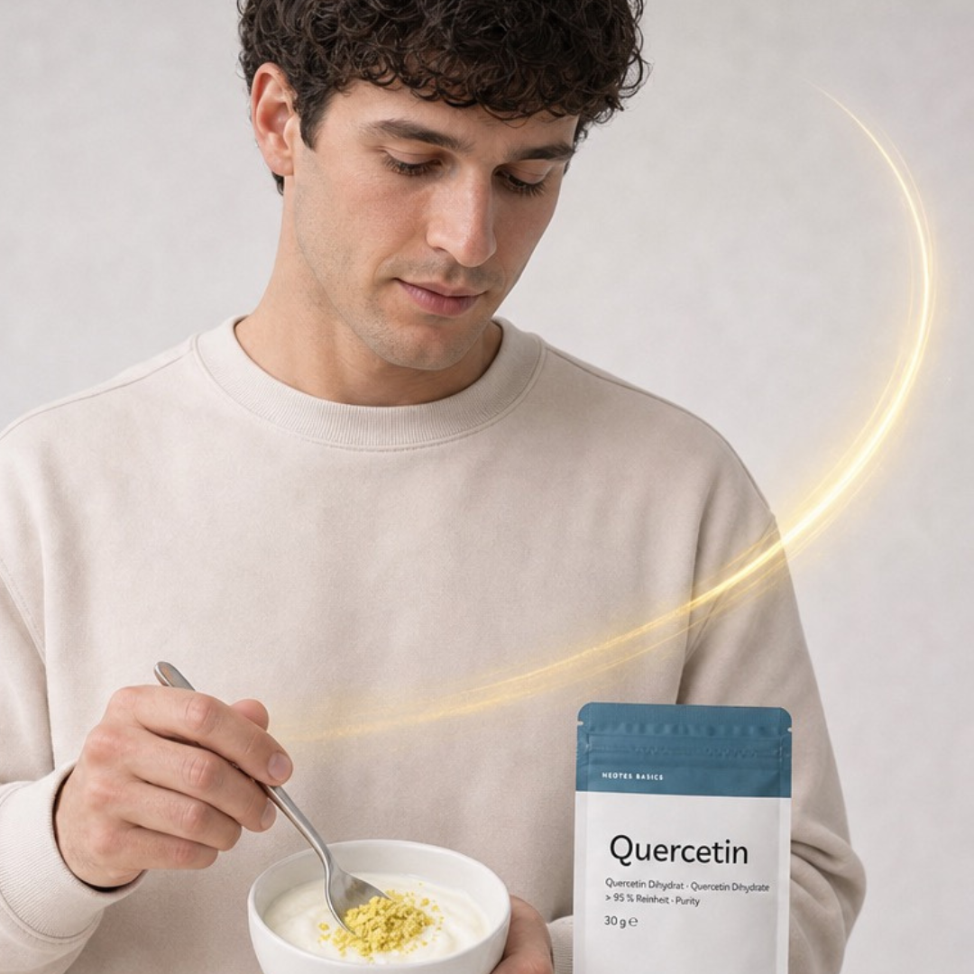 Quercetin in konzentrierter Form aus japanischem Pflanzenextrakt. 